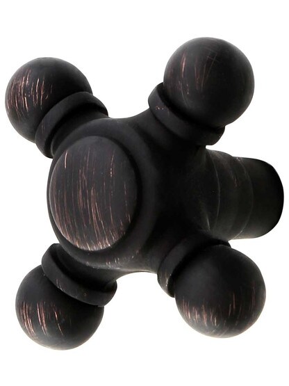 Fuller Cabinet Knob - 1 5/6 inch Diameter in Vintage Bronze.